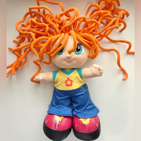 Other - Curly Q 2002 Doll Orange Bendable Hair Rare